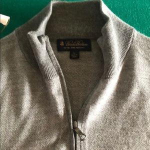 Brooks Brothers half zip merino sweater